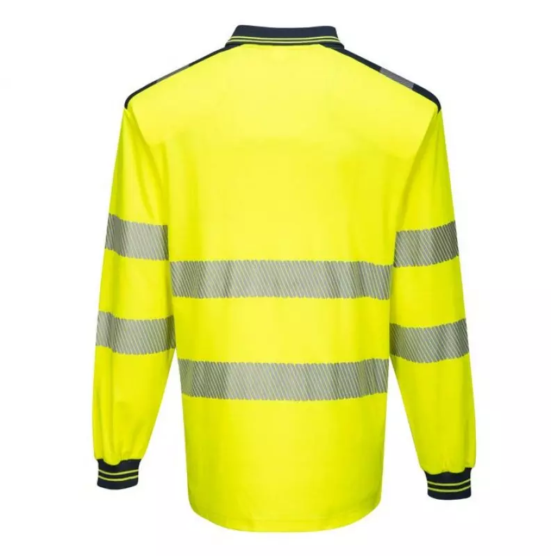 polo-majica-hi-vis-zuto-teget-narandzasto-teget